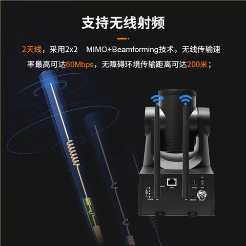 TC-580 无线传输高清摄像机