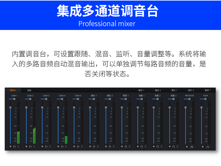 TC-280PRO 虚拟演播高清 