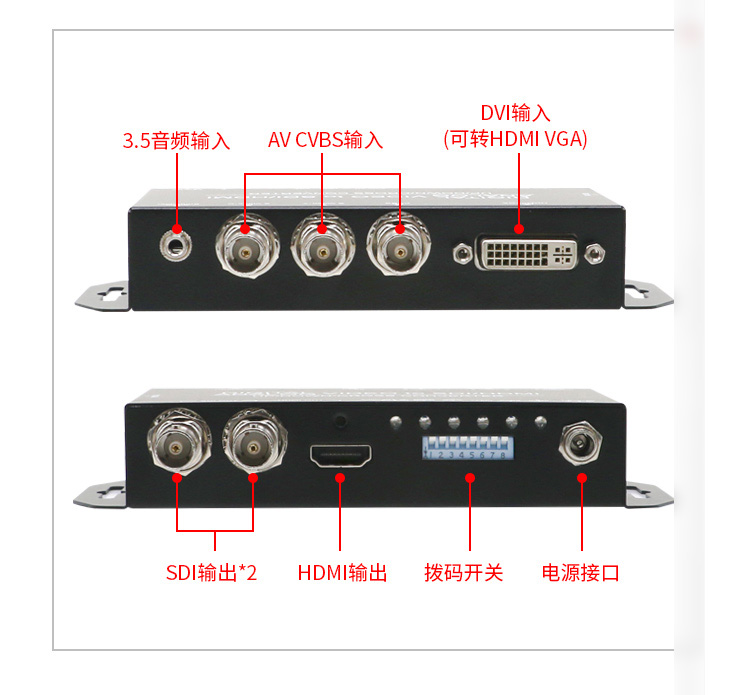 multi to sdi/hdmi视频转换器 
